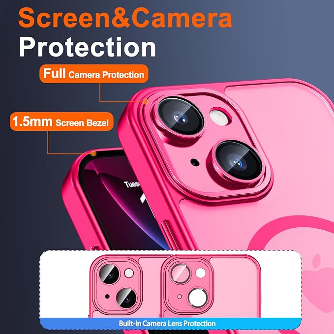 for iPhone 14 Plus Case with Privacy Screen Protector and Camera Protection - Image 6