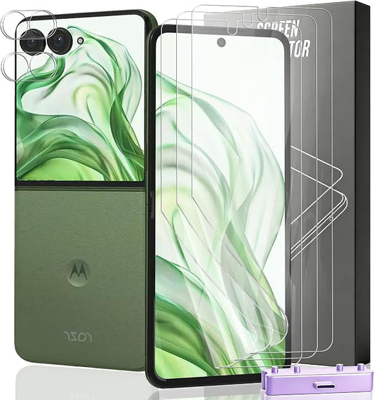 3+2 Pack Screen Protector for Motorola Razr+ 2025 Flexible TPU Film by Unknown