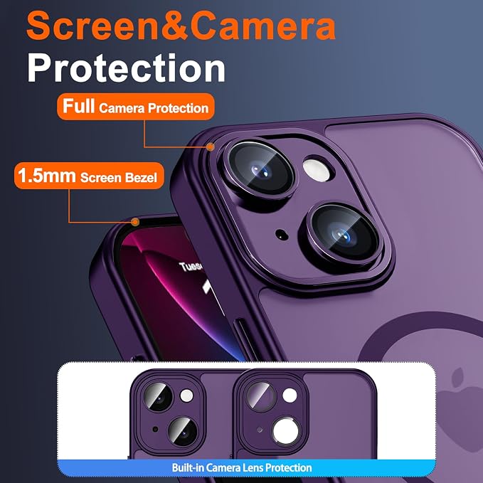 for iPhone 15 Case with Privacy Screen Protector and Camera Protection - Image 6