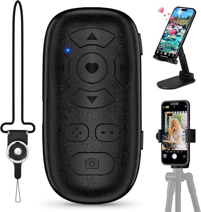 Wireless Camera Remote Control for iPhone & Android, TikTok Scrolling Remote by Zttopo
