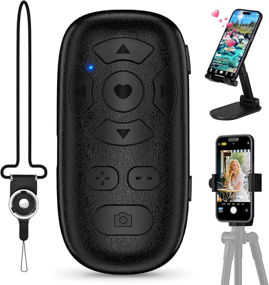 Wireless Camera Remote Control for iPhone & Android, TikTok Scrolling Remote by Zttopo