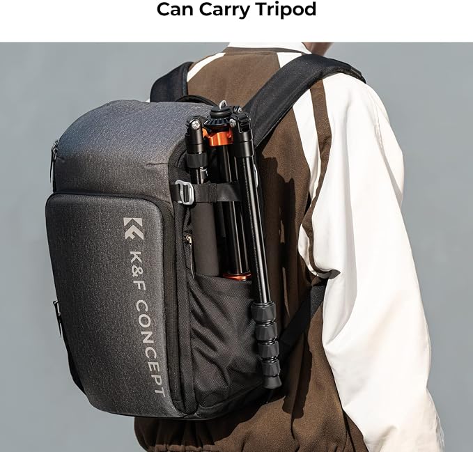 K&F CONCEPT Professional Camera Backpack, Large Photography Backpack Expandable - Image 8