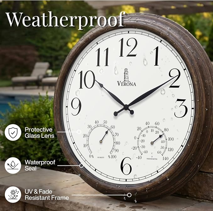 Large Outdoor Clocks for Patio - Image 3