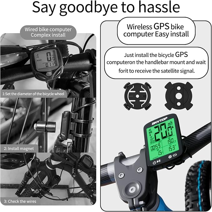 GPS Bike Computer Wireless Cycling Computer - Image 3