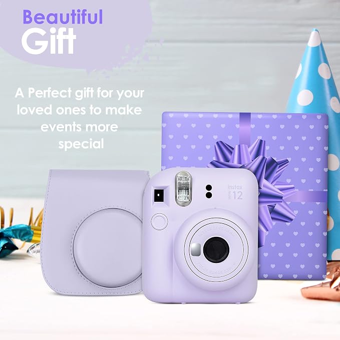 Fujifilm Instax Mini 12 Instant Camera Pastel Blue and Fuji Film Value Pack - Image 6
