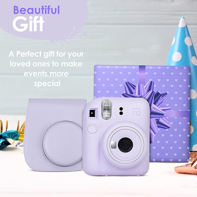 Fujifilm Instax Mini 12 Instant Camera Lilac Purple and Fuji Film Value Pack - Image 6