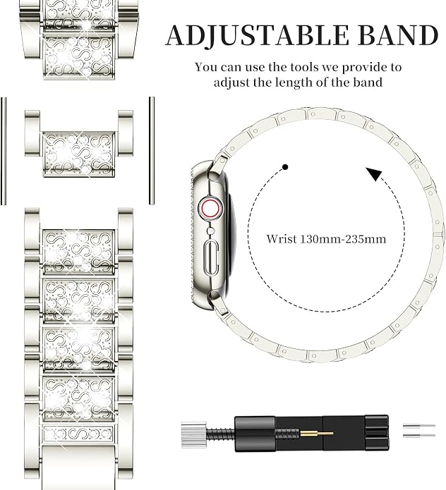 Mosonio Compatible with Apple Watch Band 38mm 40mm 41mm 42mm 44mm 45mm 46mm - Image 6
