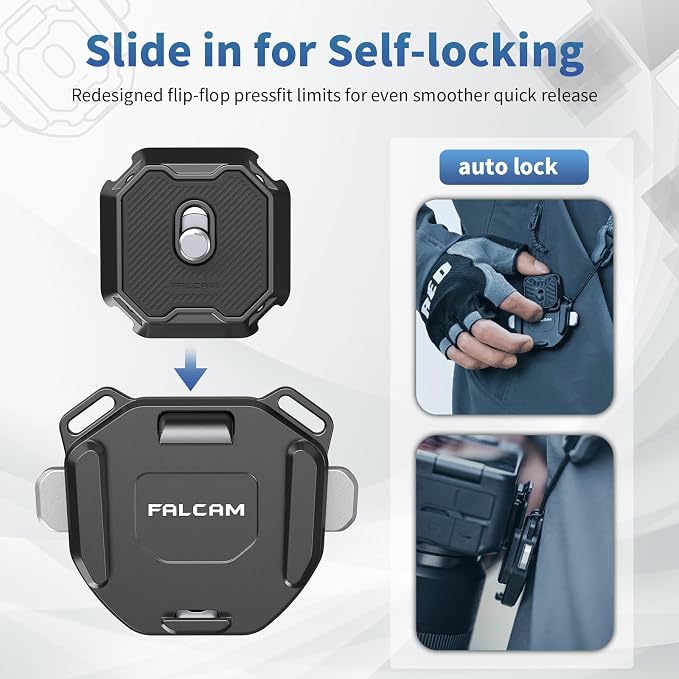 FALCAM F38 Camera Strap Quick Release Kit, Camera Holder - Image 2