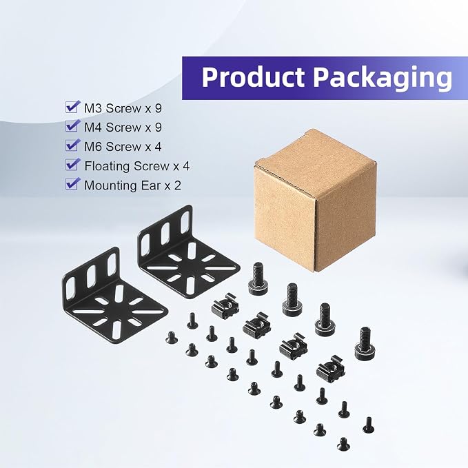Rack Mount Kit for 17.3 inch Switches, Adjustable Rack Ears for Buffalo Tech - Image 4