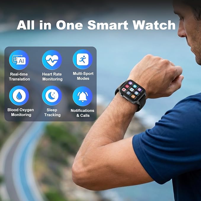 Smart Watch, Real Time Smart Translation Watch, Two-way Instant Voice - Image 4