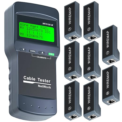 Network Cable Tester, Wire Fault Finder by VXSCAN