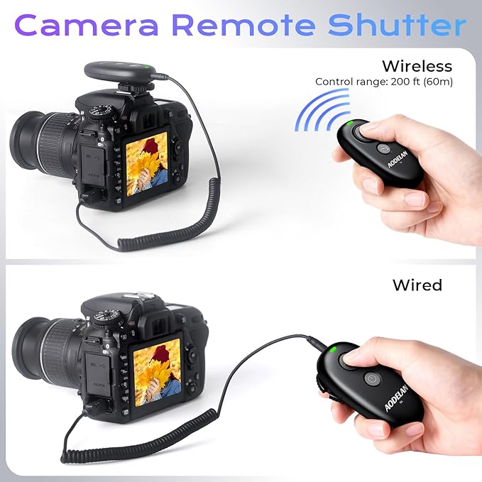 Upgraded USB-C Rechargeable Wireless Camera Remote Control Shutter Release - Image 4