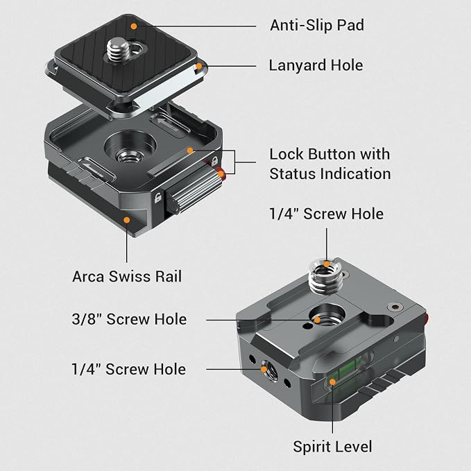 Camera Quick Release Plate Kit - Image 5