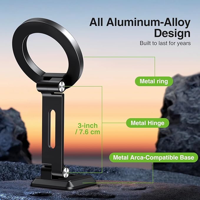 elitehood Aluminum Magsafe iPhone Tripod Mount - Image 3