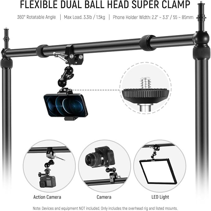 NEEWER Overhead Camera Mount Rig - Image 4