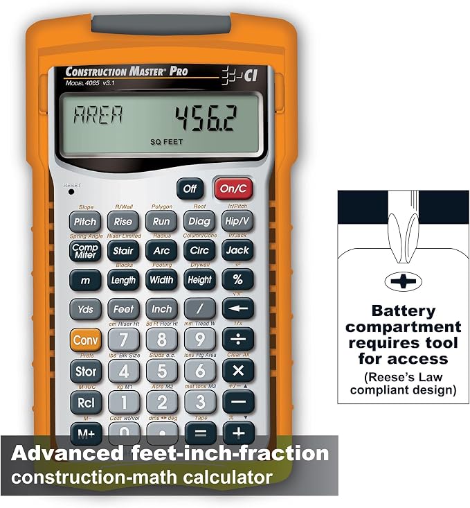 Calculated Industries 4065 Construction Master Pro Advanced Construction Math - Image 2