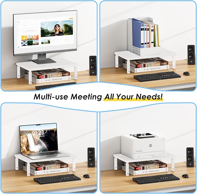 ECOLOVI Wood Computer Monitor Stand Riser - Image 4