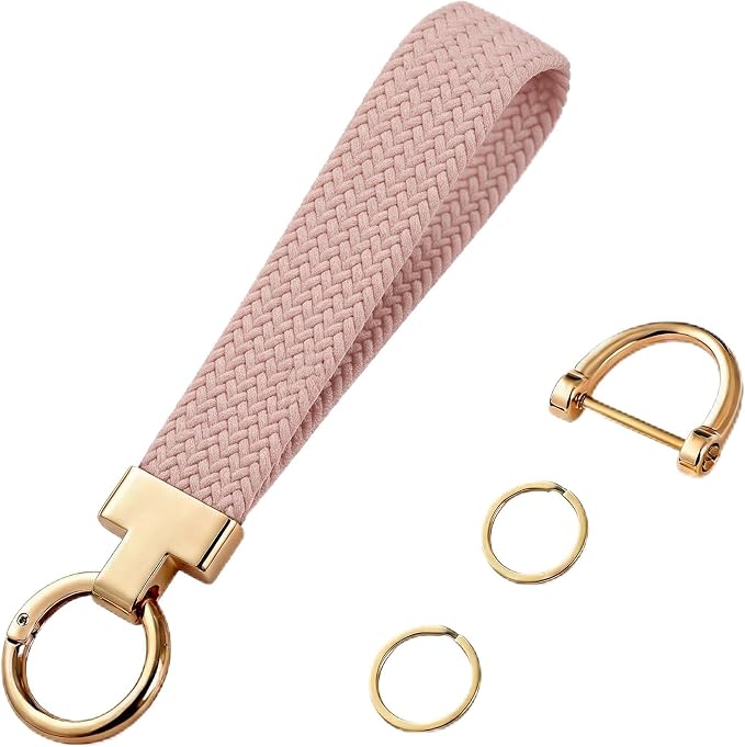 Weixiltc Keychain Wristlet for Women, Elastic Woven Lanyard by Weixiltc