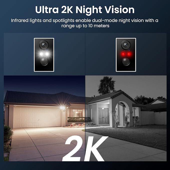 wansview Cameras for Home Security-2K WiFi 6 Outdoor Camera Wireless - Image 5