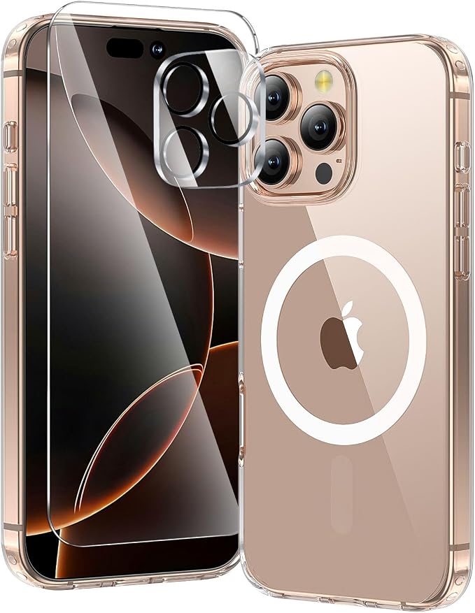 toushion 3 in 1 for iPhone 16 Pro Case Clear by Unknown