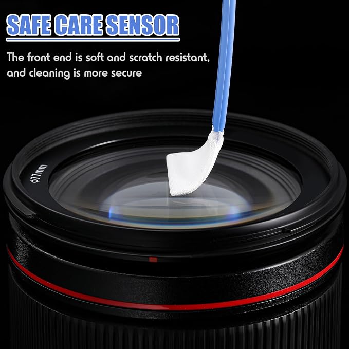 Konohan 45 Pcs Cleaning Swabs Sticks 25mm Dust-Free Cleaning Tip Microfiber - Image 3