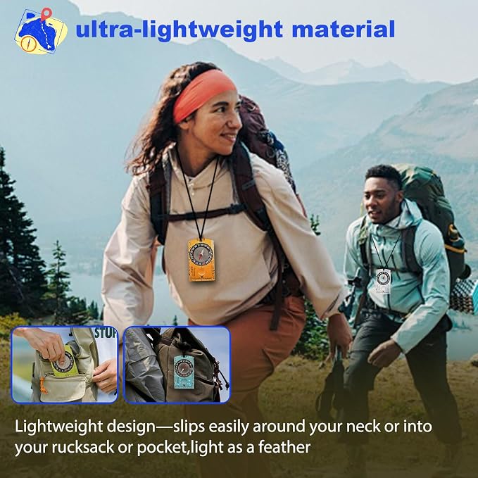 Outdoor Compass with Adjustable Declination, Navigation and Survival. - Image 5
