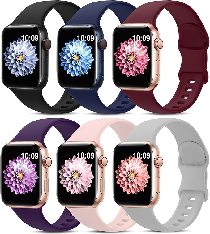 6 Pack Sport Bands Compatible by AMSKY
