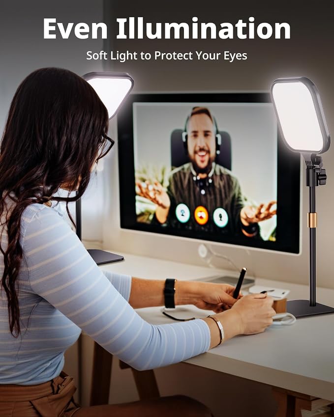 UBeesize Zoom Lighting for Computer, Video Conference Lighting for Video Calls - Image 2