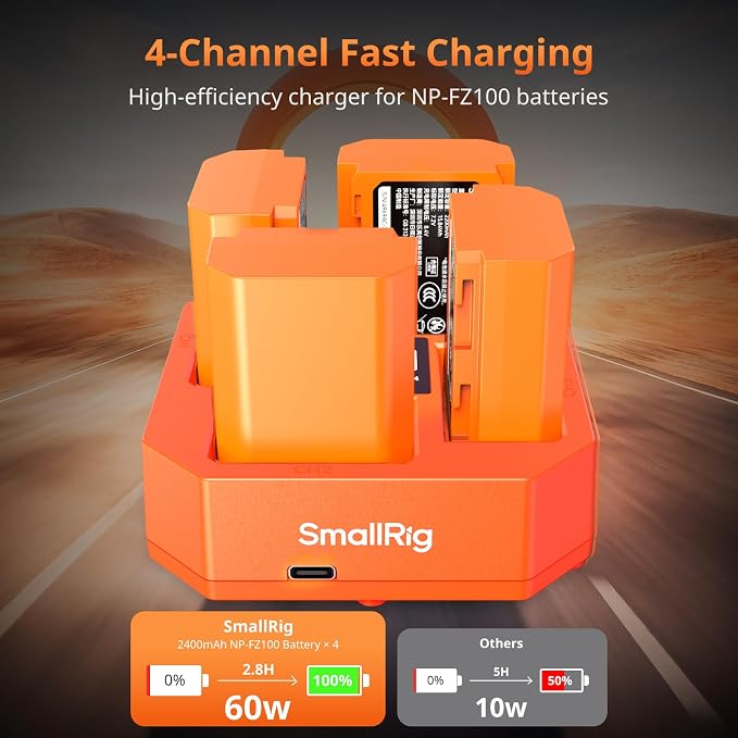 SmallRig NP-FZ100 4-Slot Charger - Image 2