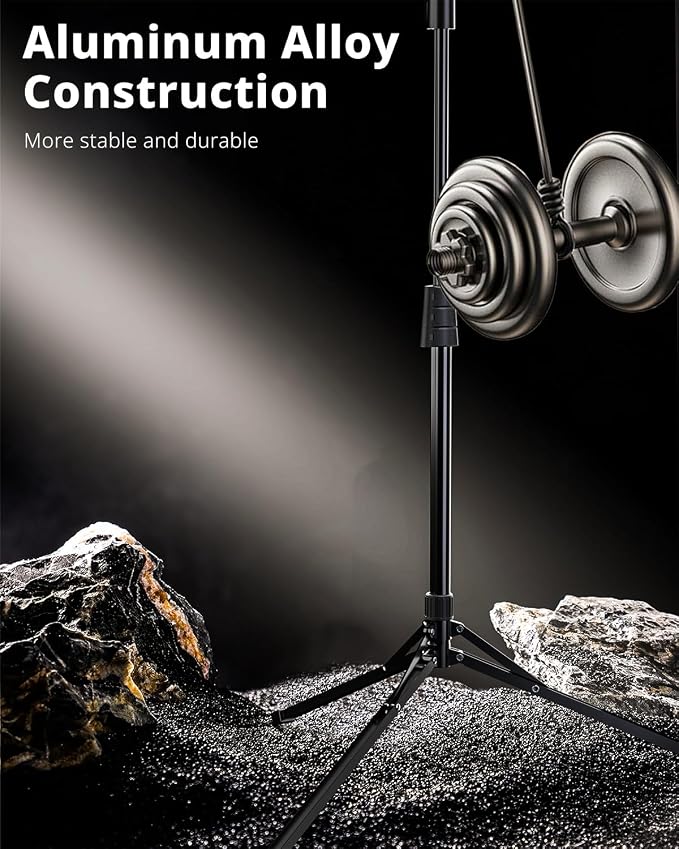 UBeesize 10" LED Light with 62" Tripod Stand, Phone Holder & Remote - Image 4