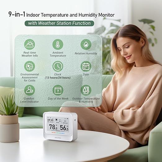 INKBIRD WiFi Thermometer Hygrometer, Temperature and Humidity Sensor - Image 2