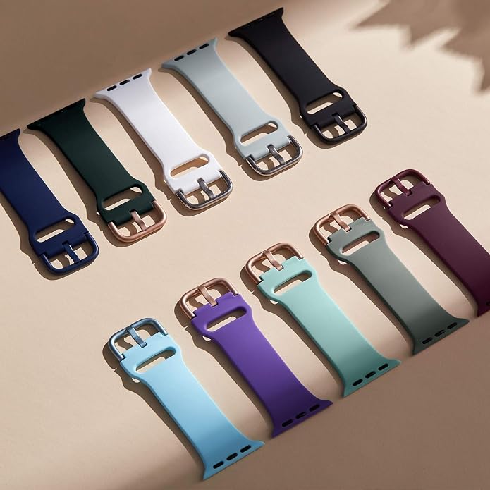Sport Band Compatible with Apple Watch Bands 49mm 46mm 45mm 44mm 42mm 41mm 40mm - Image 3