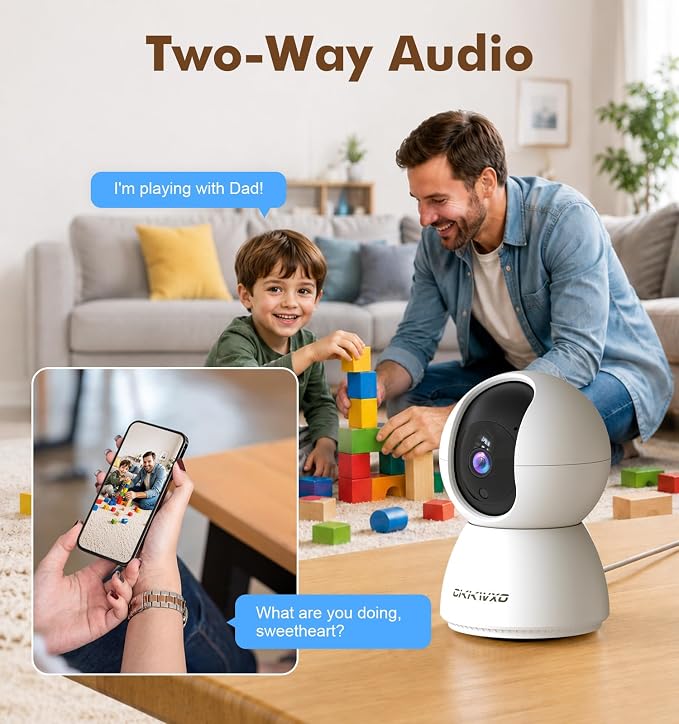 CiKiKWVO 2K Wi-Fi Indoor Security Camera, 3MP Camera - Image 6