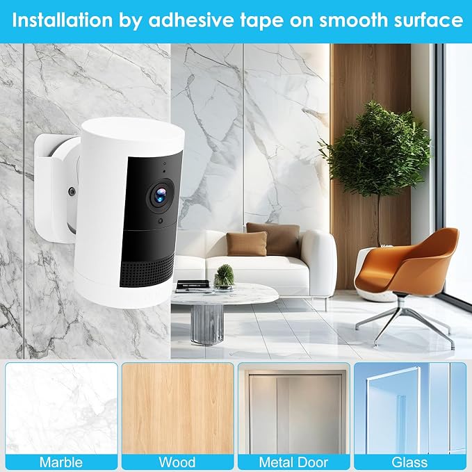 No Drill Wall Mount for Ring Outdoor Cam Plus, Easy Installation - Image 5