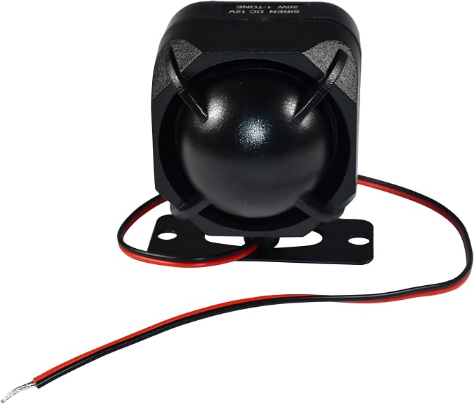 HQRP Electronic Alarm Siren 20W DC12V Universal Replacement Security Alarm Siren by HQRP