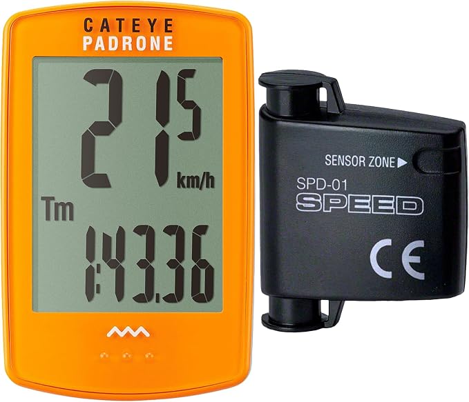 CATEYE Padrone Wireless Bike Computer – Oversized Display Cyclocomputer by CATEYE