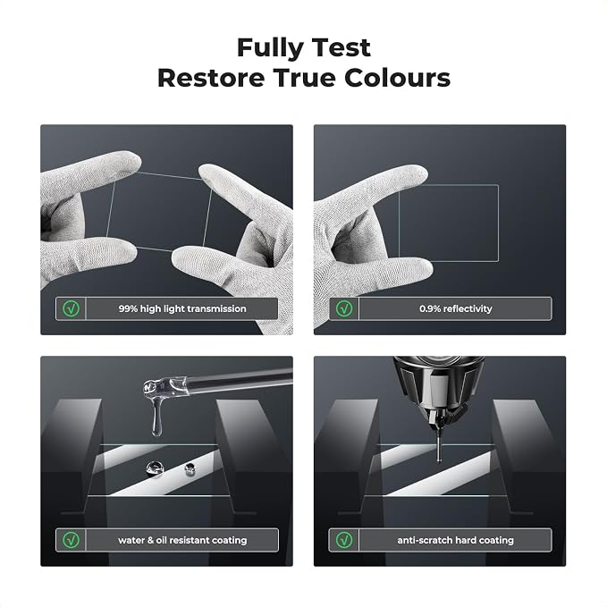 K&F CONCEPT 3 Pack Camera Screen Protector Compatible - Image 2