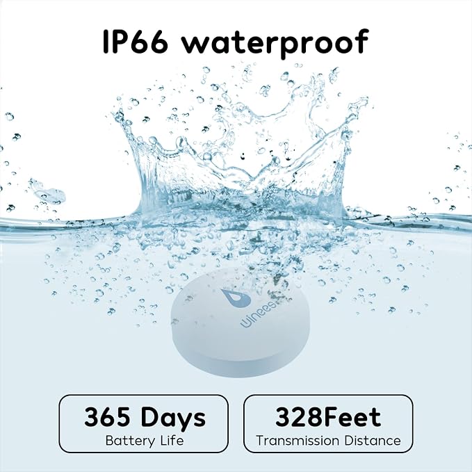 Winees WiFi Water Leak Detector, 1 Pack Water Sensors - Image 6