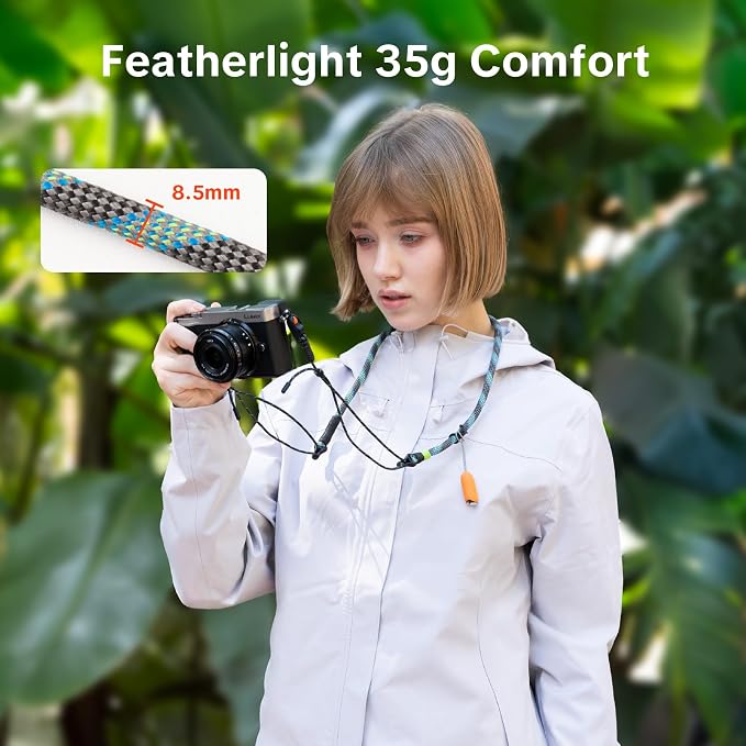 PGYTECH Camera Shoulder Strap Slim Outdoor Style, Adjustable 32.2-53.5in Quick - Image 5