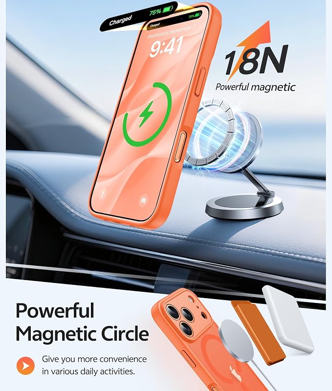 FNTCASE for iPhone 17 Pro Case: Translucent Matte Cases - Image 3