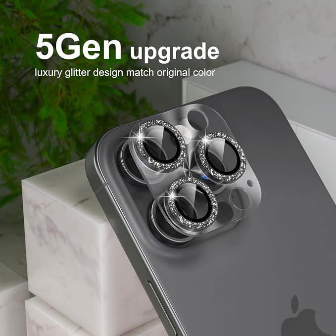 Choiche Compatible for iPhone 16 Pro/iPhone 16 Pro Max Camera Lens Protector - Image 7