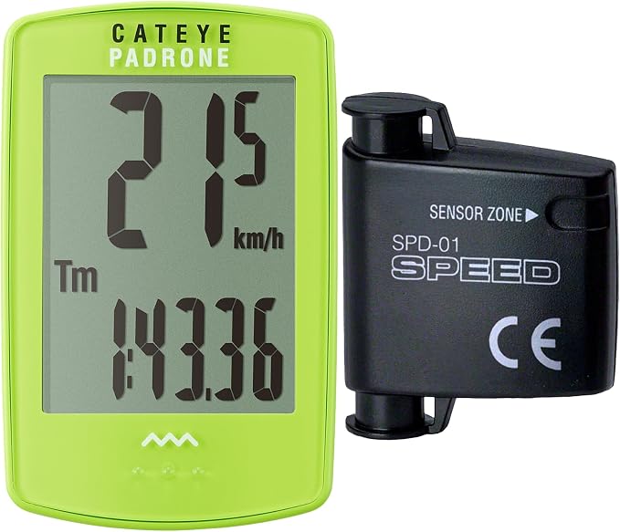 CATEYE Padrone Wireless Bike Computer – Oversized Display Cyclocomputer by CATEYE