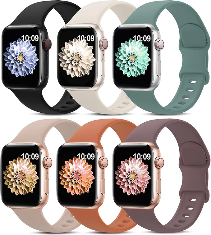 6 Pack Sport Bands Compatible by AMSKY