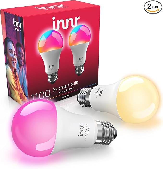 innr Zigbee A19 Smart Bulb, Works by innr