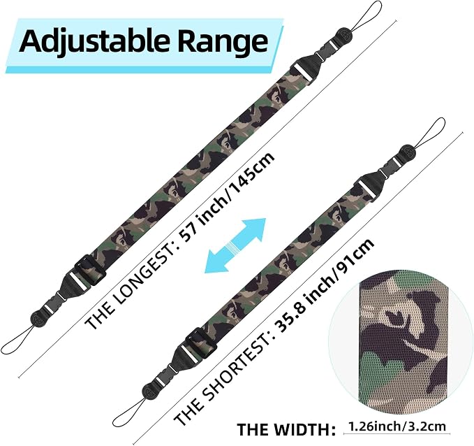 Adjustable Shoulder Strap:Comfortable iPad Strap Nylon Neck Lanyard - Image 2