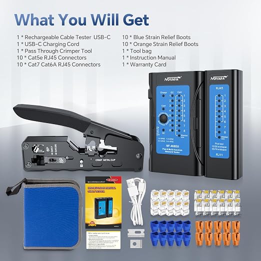 Network Cable Tester-Rechargeable, - Image 7