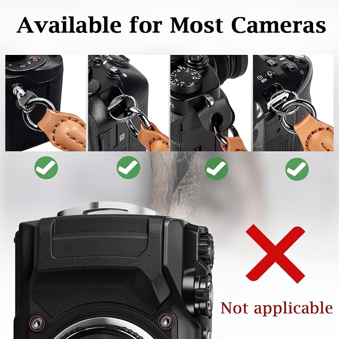 VOVMOEYA Nylon Braided Camera Rope Strap, Camera Neck Shoulder Strap - Image 6