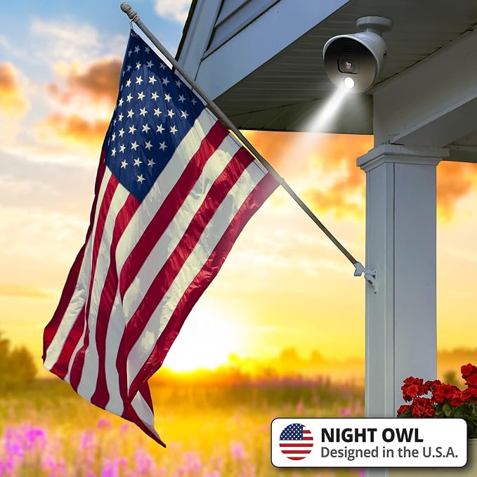Night Owl Wired 4K UHD Indoor/Outdoor Add On Spotlight Cameras - Image 2