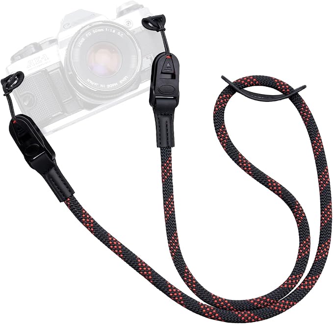 VKO Camera Strap Rope, Quick Release Vintage Cute QD Nylon Neck Shoulder Straps by VKO