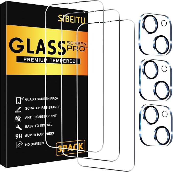 SIBEITU 3 Pack Screen Protector by SIBEITU